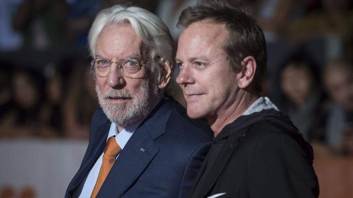 Eng verbunden: Donald und Kiefer Sutherland