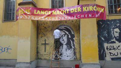 Das neue Maria Magdalena-Graffito