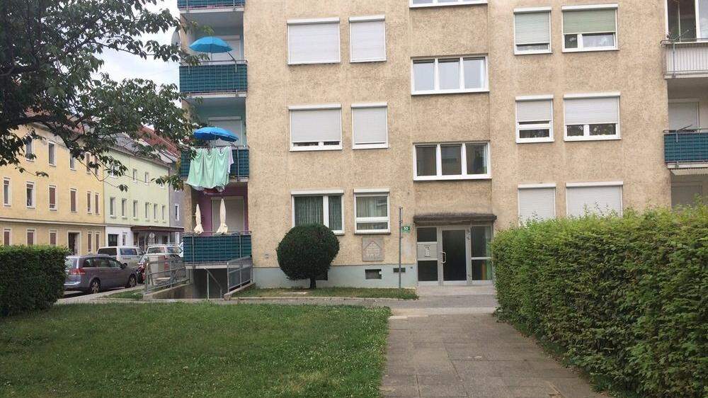 In diesem Haus in Graz-Eggenberg kam es zum Überfall
