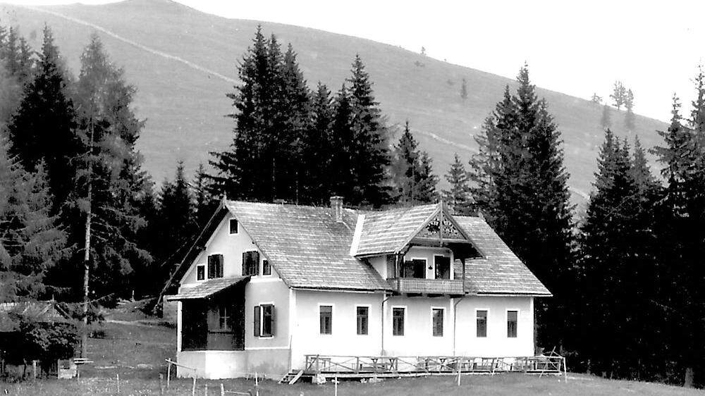 So hat &quot;Pierers Touristenhaus&quot; im Jahr 1938 ausgesehen 