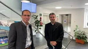 Helge Röder, AMS-Liezen-Chef (li), und Christian Hollinger, WK-Regionalstellenleiter Ennstal/Salzkammergut