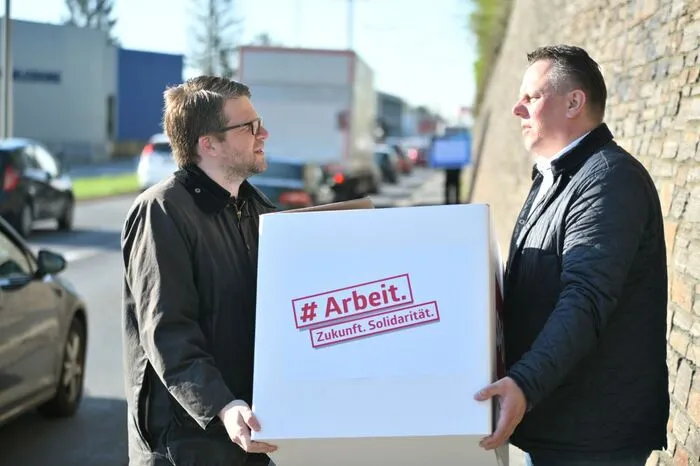 Mit dabei: Landtagsklubchef Hannes Schwarz und der Grazer SP-Chef Michael Ehmann.