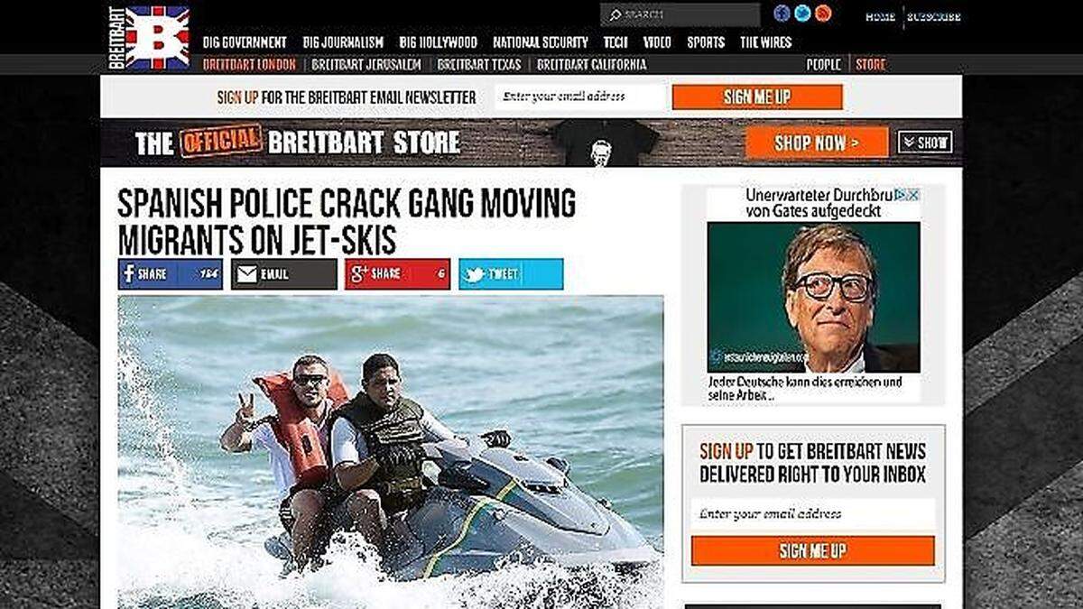 Freizeitfahrt des Fußballers wird bei Breitbart als Flüchtlingstransport dargestellt