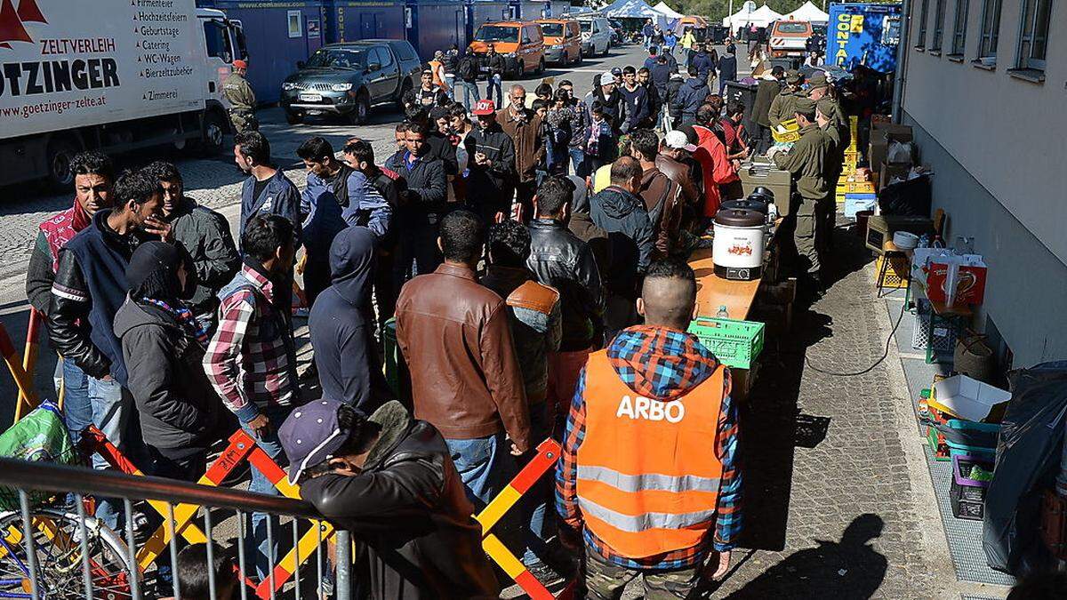 Flüchtlinge in Freilassing