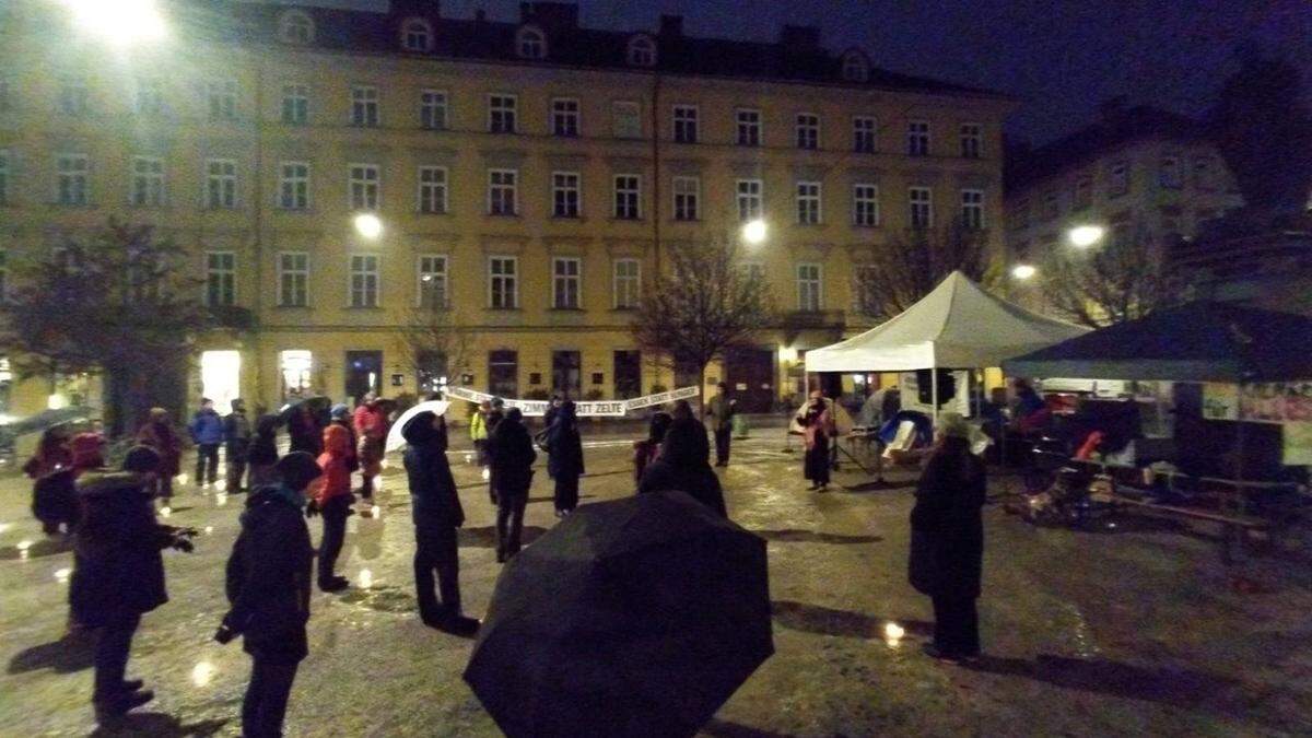 Demo am Freiheitsplatz