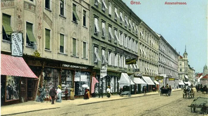 Einst war die Annenstraße eine große Einkaufsmeile in Graz.