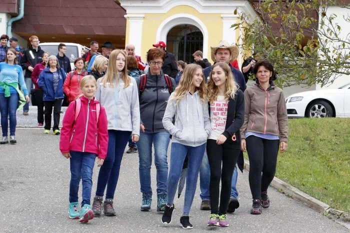 Die acht Kilometer lange Wanderstrecke führte vom Musikerheim...