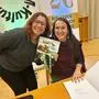 Illustratorin Julia Kößler und die Sinabelkirchner Autorin Andrea Wagner