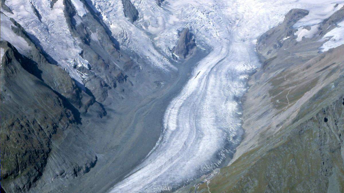 Der Pasterze-Gletscher leidet immer stärker unter dem Klimawandel