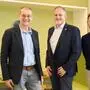 Silicon Alps Cluster-Geschäftsführer Robert Gfrerer, Josef Preishuber-Pflügl und Lukas Lassbacher