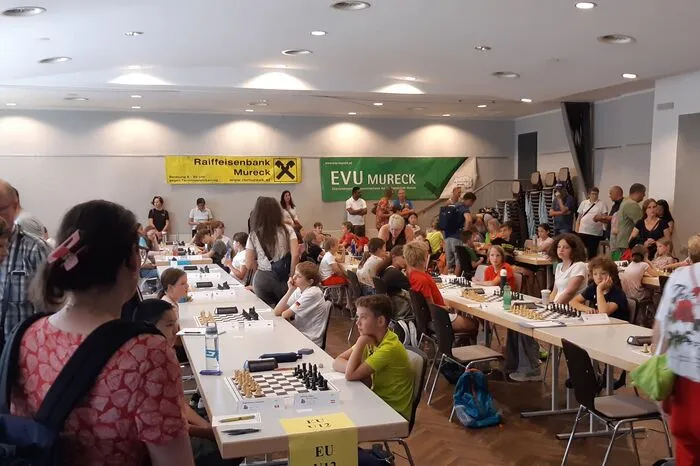 In diesen Räumlichkeiten wird bis Dienstag Schach gespielt