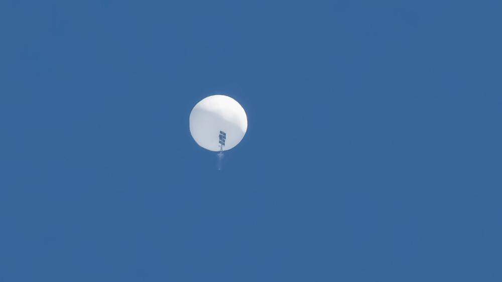 Bereits vor zwei Wochen wurde ein mutmaßlich chinesischer Spionageballon über den USA entdeckt