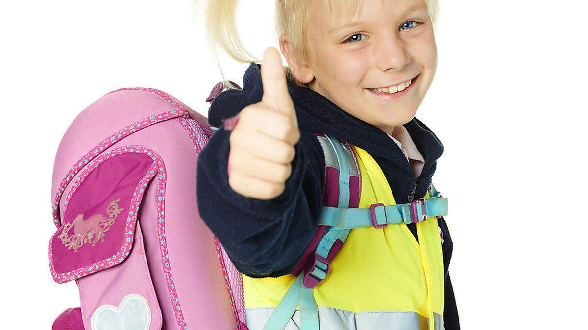 Reflektierende Kleidung macht Kinder sichtbarer