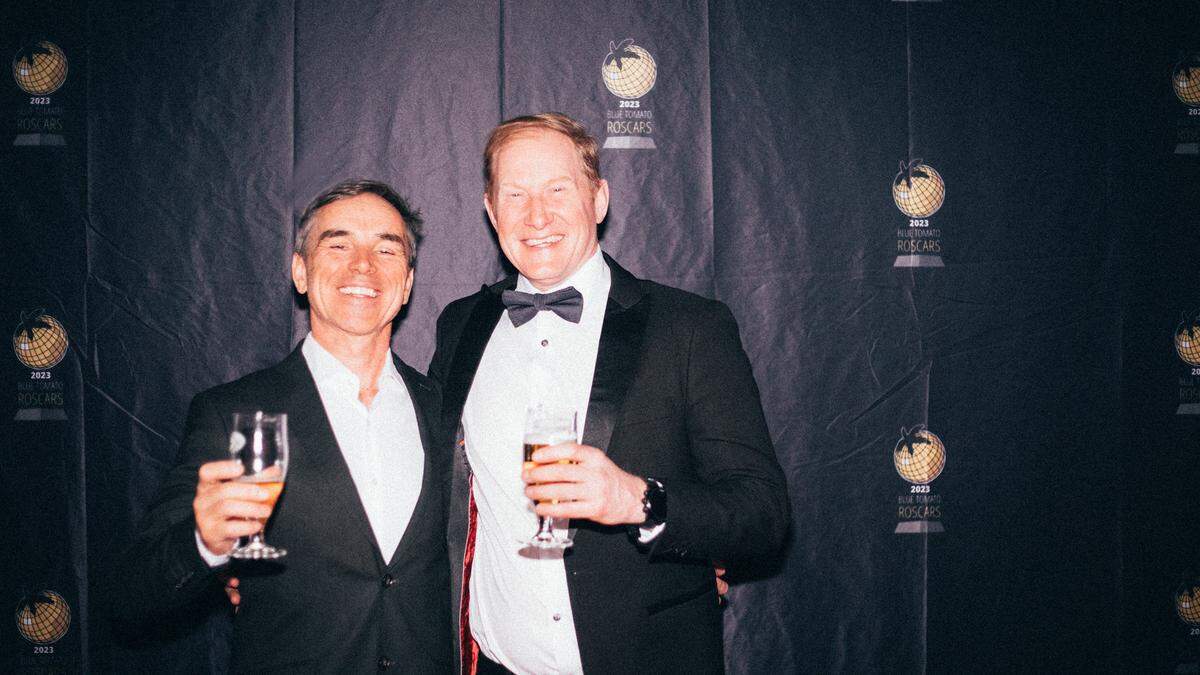 Blue-Tomato-Gründer Gerfried Schuller (links) und CEO Adam Ellis