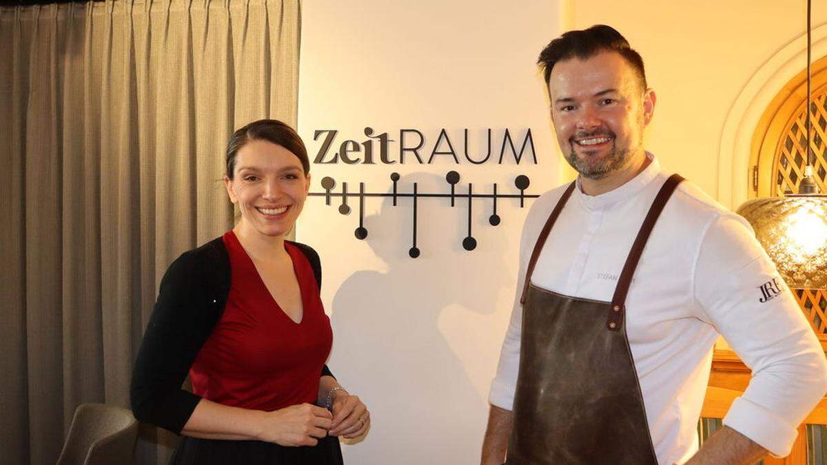 Eveline Wild und Stefan Eder in ihrem neuen Restaurant &quot;Zeitraum&quot; 