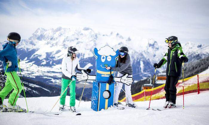 Spezielle Kinderareale und Funslopes lockern den Skitag auf und sorgen für Abwechslung.