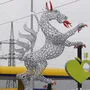 Der Steirische Panther am Kreisverkehr