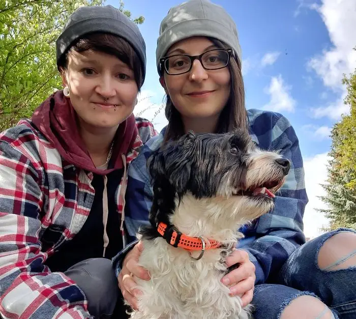 Daniela und Katharina (und Trimi)