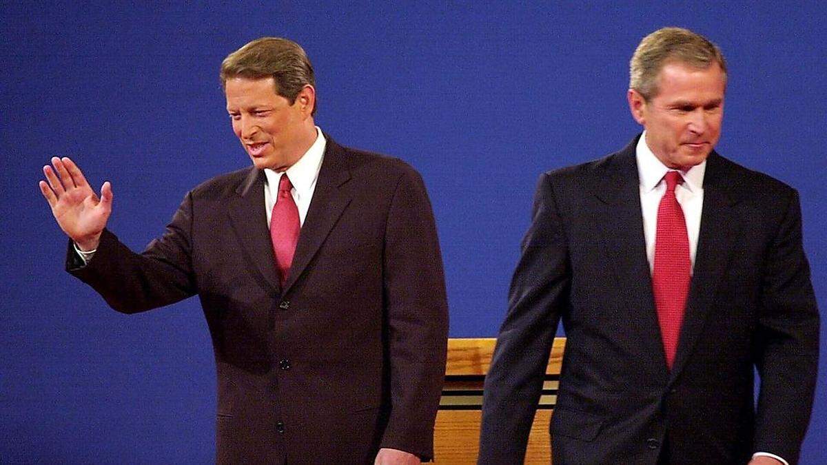 Al Gore und Geoge Bush