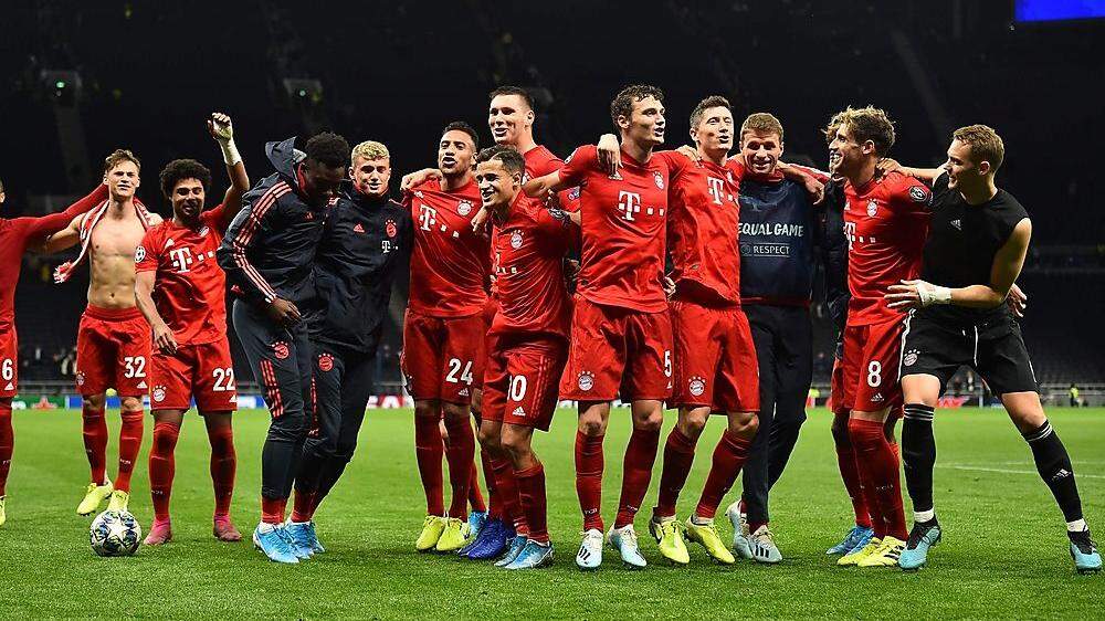 Der FC Bayern jubelte in London über ein 7:2