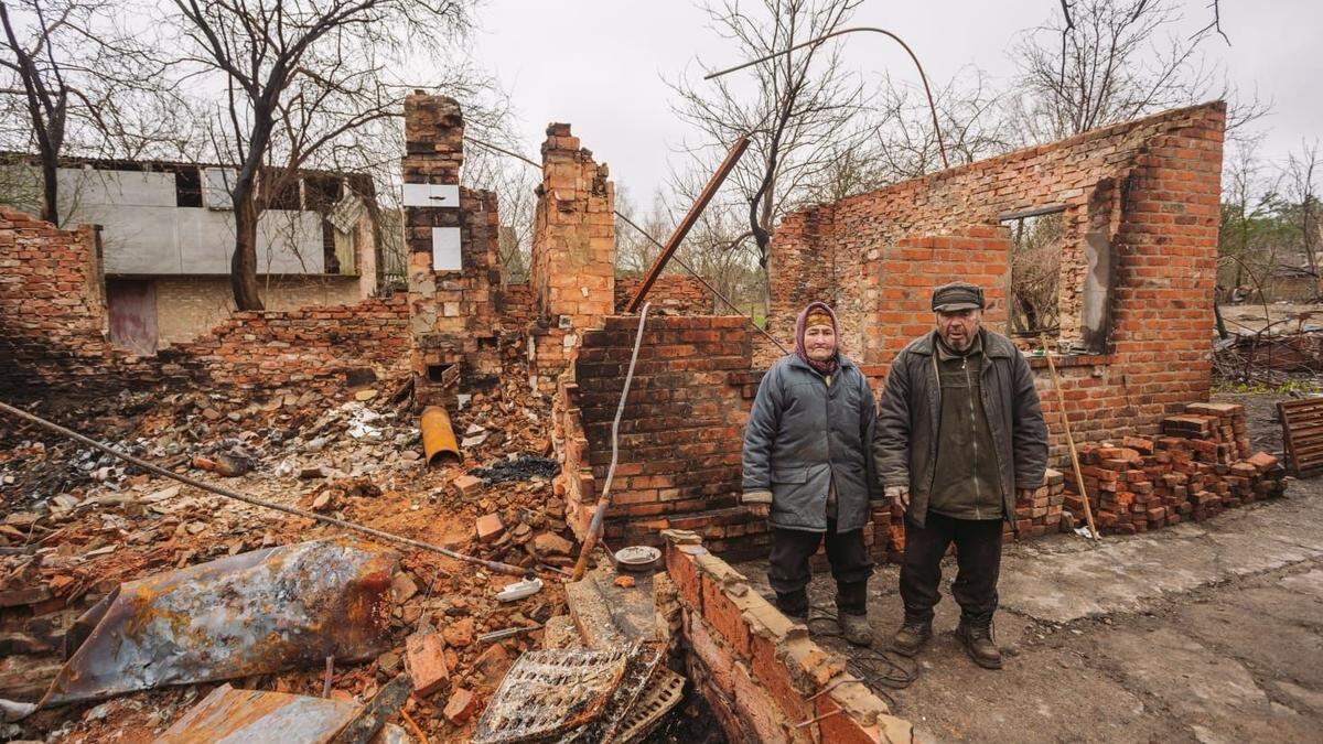 Das Zuhause vieler Ukrainer liegt in Trümmern
