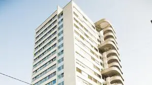 Das Hafnerriegel-Hochhaus (Archivfoto) war einer der Standorte, von dem die Piratinnen und Piraten in Graz aus sendeten