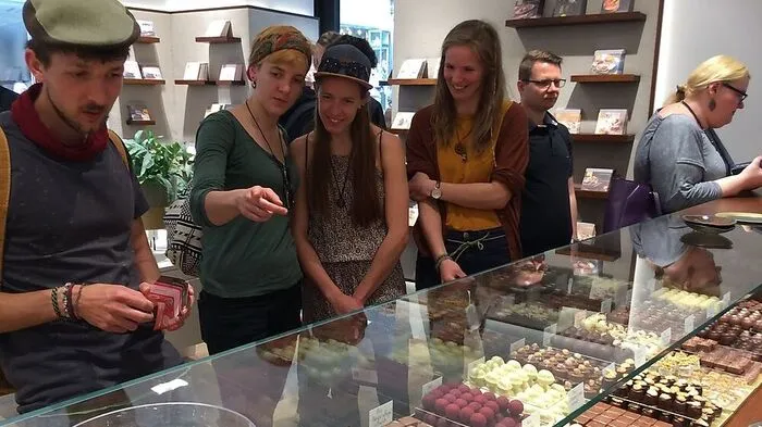 Ansturm in der Confiserie Berger in der Sporgasse