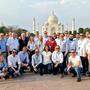 Mit Wirtschaftskammer-Vize Herbert Ritter an der Spitze: Steirische Wirtschaftsdelegation vor dem Taj Mahal