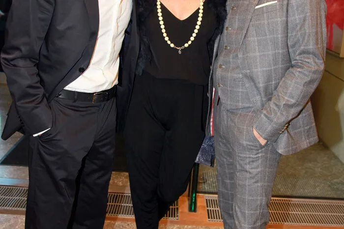 Erol Sander mit Andrea und Thomas Hroch. Sander verdankt Spiehs den Einstieg in das österreichischen Filmgeschäft. „Er ist elegant, ein großzügiger Gastgeber und ein feiner Kerl.“