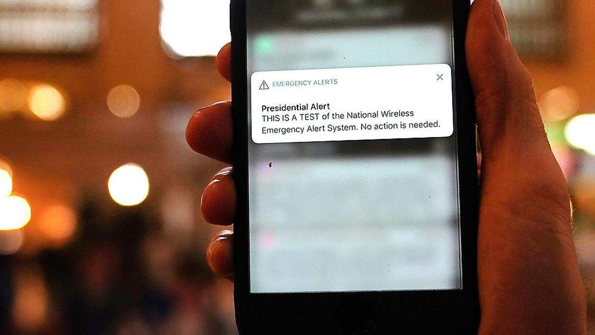 Millionen Amerikaner bekamen diese Nachricht aufs Handy