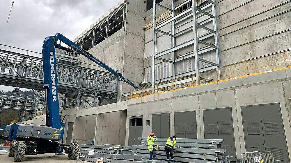 Der Bau des neuen AT&S-Werkes in Leoben liegt im Zeitplan