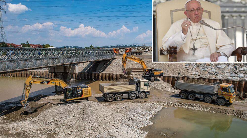 Der Papst ließ den Brief der Kraftwerksgegner beantworten