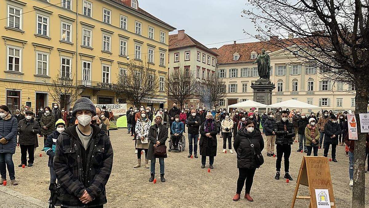 Das Camp für Moria geht ins zweite Wochenende.