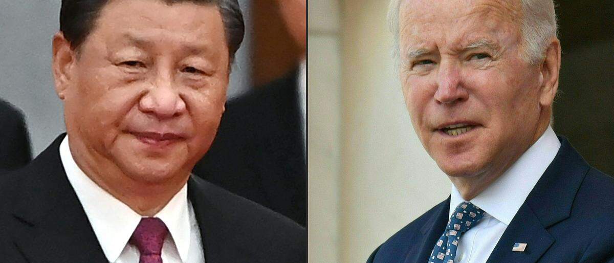 Chinas Präsident Xi Jinping und Joe Biden - ein mehr als gespanntes Verhältnis