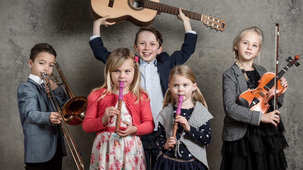 Die Schülerinnen und Schüler der Musikschule Voitsberg präsentieren Musikstücke von Komponistinnen