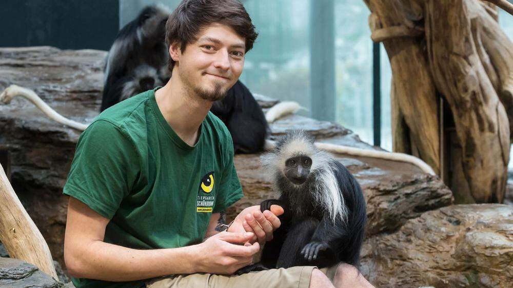 Nicolas Cabon mag Tiere: Im Tiergarten Schönbrunn hat er seine Lehre abgeschlossen