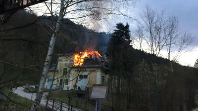 Das Kraftwerk in Fraß brannte Donnerstagfrüh