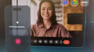 Verkaufsgespräche über Zoom. Im Hintergrund analysiert Kickscale die Kommunikation