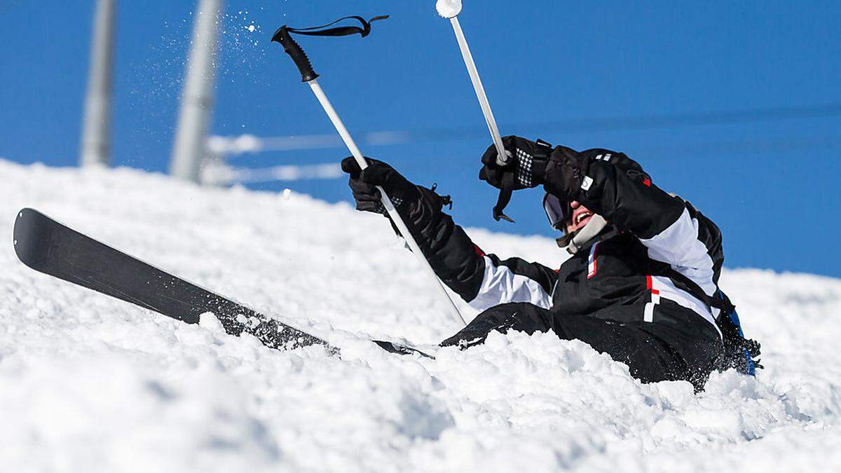 Nach einem Skiunfall beging der Verursacher Fahrerflucht