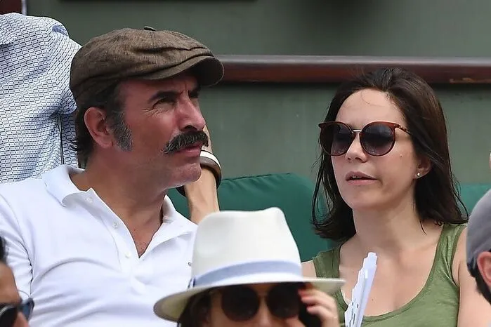 Oscar-Preisträger Jean Dujardin und Nathalie Pechalat