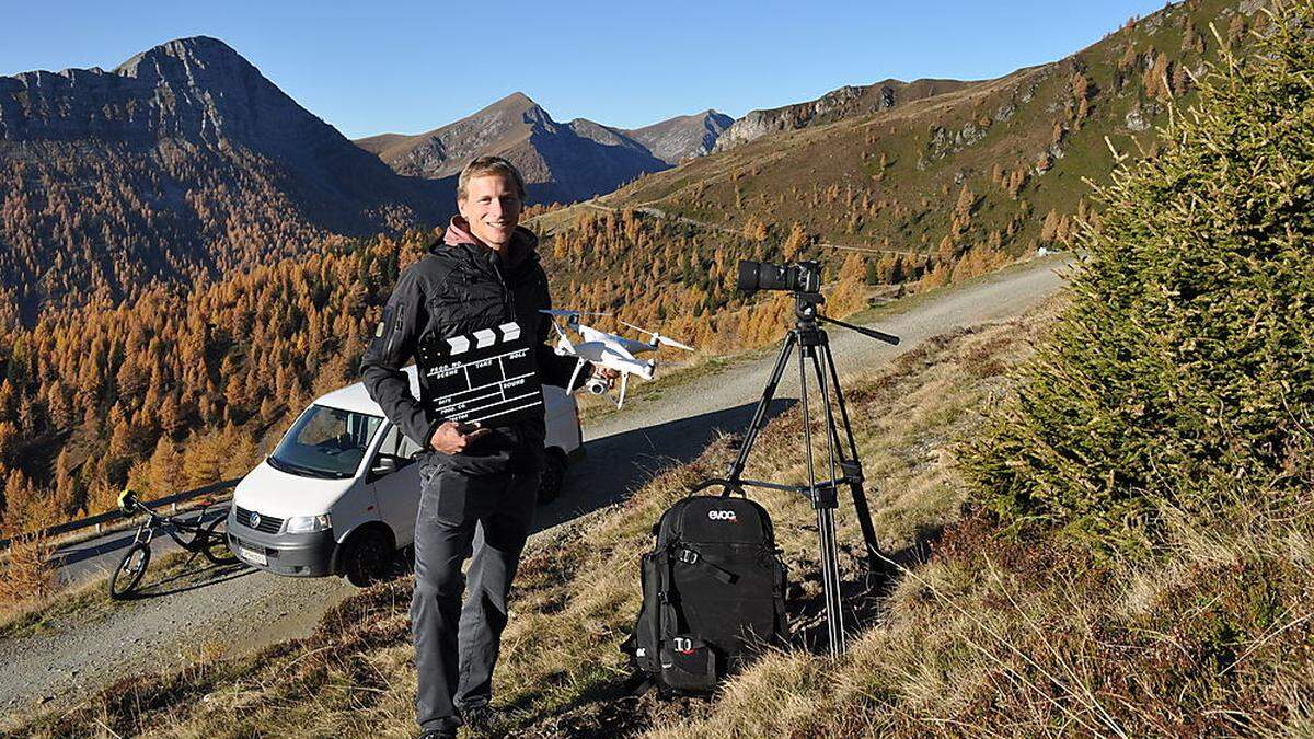 Andreas Gassers Einsatzgebiet mit „Backland Media“ sind bevorzugt die Berge