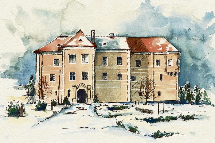 ...im romantischen Wasserschloss Burgau ihre Pforten.