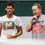 Dominic Thiem und sein Ex-Betreuer Günter Bresnik (rechts)