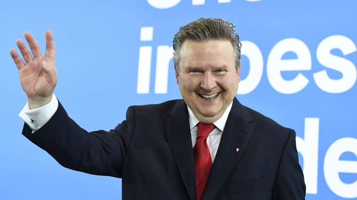 Michael Ludwig beim Wahlkampfauftakt zur Wien-Wahl.