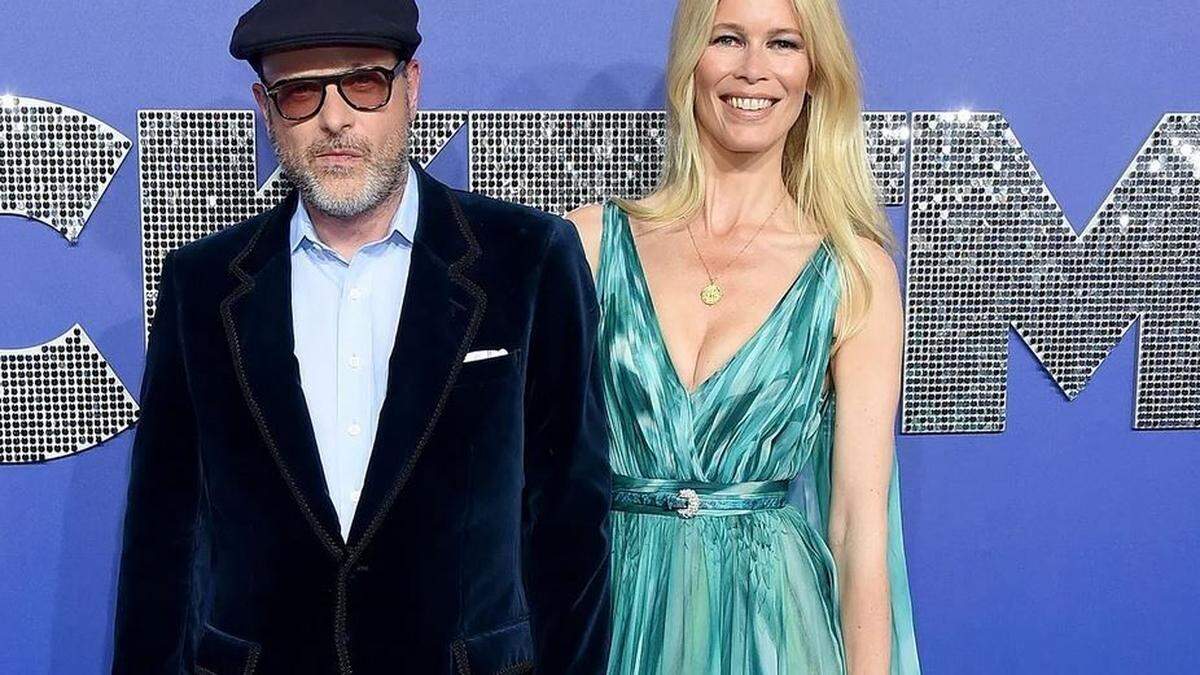 Machte ihr den Heiratsantrag mit einem Bild: Matthew Vaughn und Claudia Schiffer	