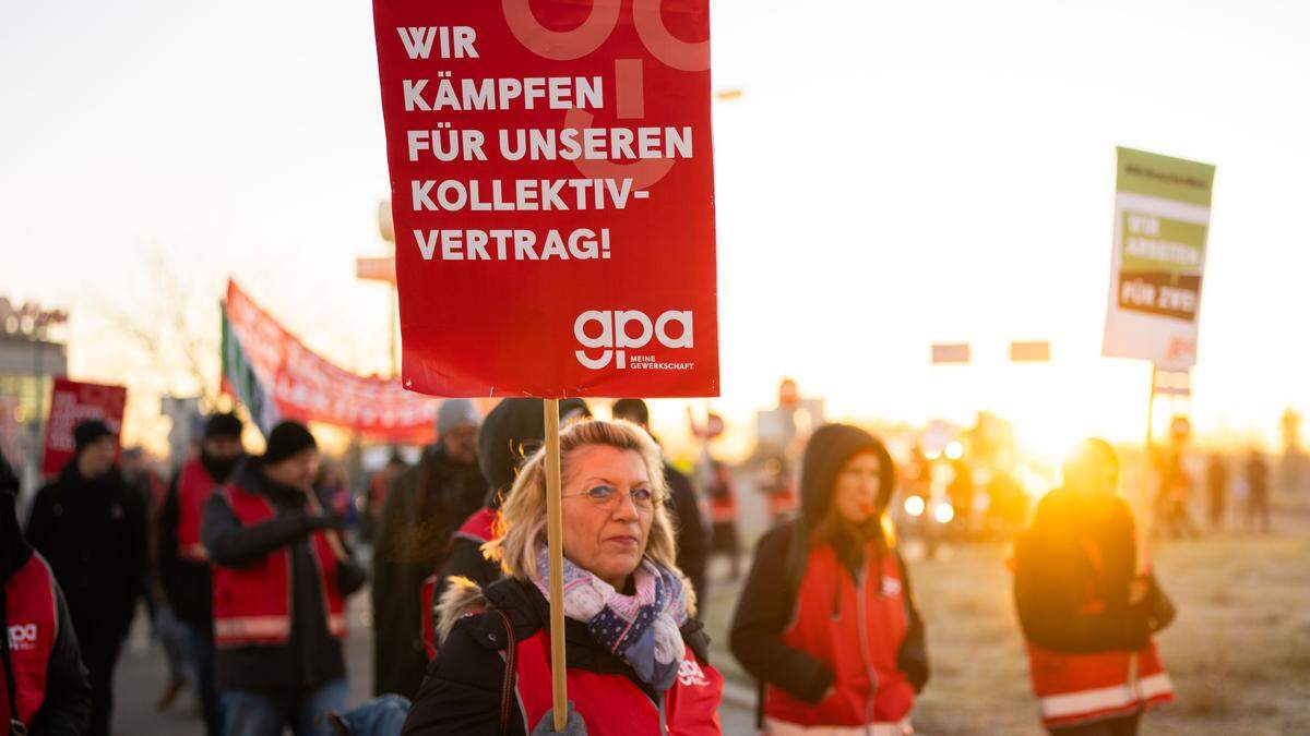 Im Vorjahr ist es rund um den Handels-KV sogar zu Warnstreiks gekommen 