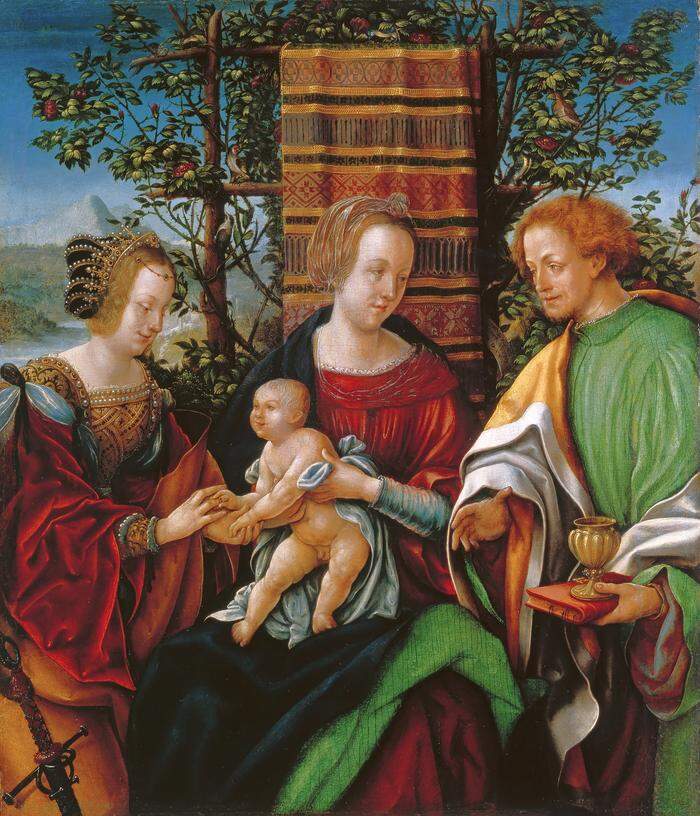 Hans Burgkmair d.Ä.: Die Verlobung der Heiligen Katharina, 1520
