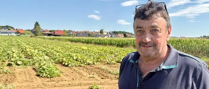 Landwirt Werner Mörth baut seit rund 40 Jahren Kürbisse an