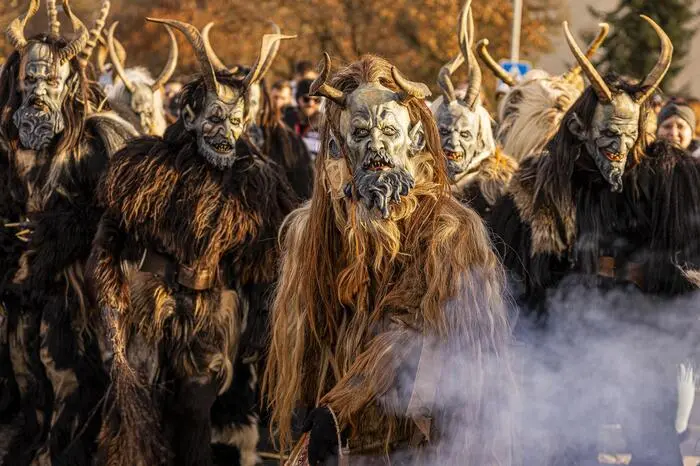 Krampus Perchten Krampuslauf Welzenegg Klagenfurt November 2024