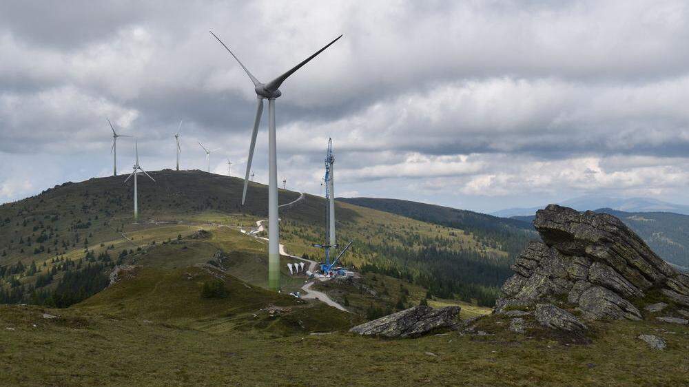 Die 13 Windräder auf der weststeirischen Handalm werden heute offiziell in Betrieb genommen
